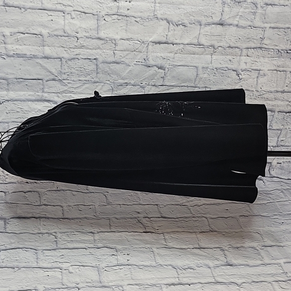 CRIMSON BY LAWRENCE KURTZ Black Floral Beaded Jacket Size‎ 2X - Picture 5 of 8